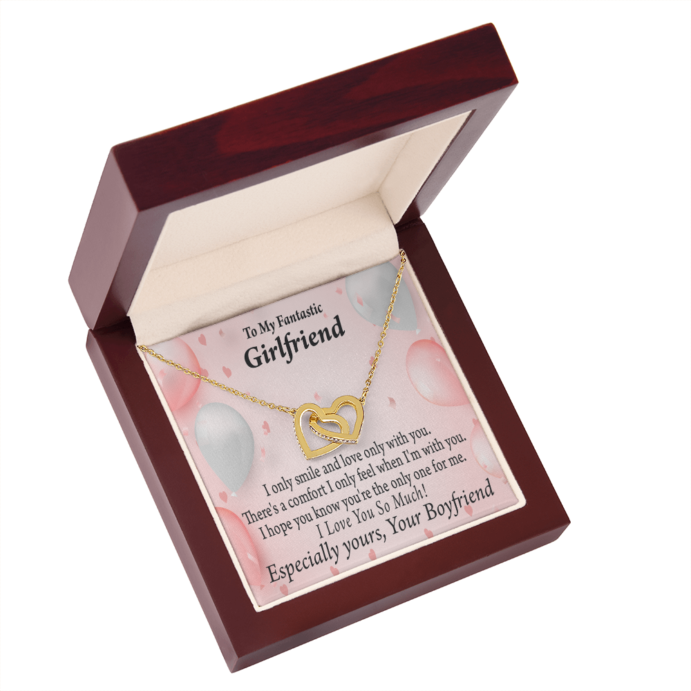 To My Girlfriend The Only One For Me Inseparable Necklace-Express Your Love Gifts