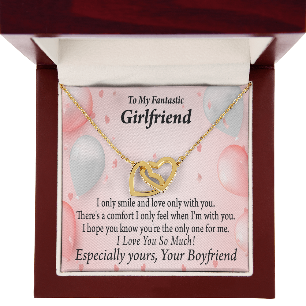To My Girlfriend The Only One For Me Inseparable Necklace-Express Your Love Gifts
