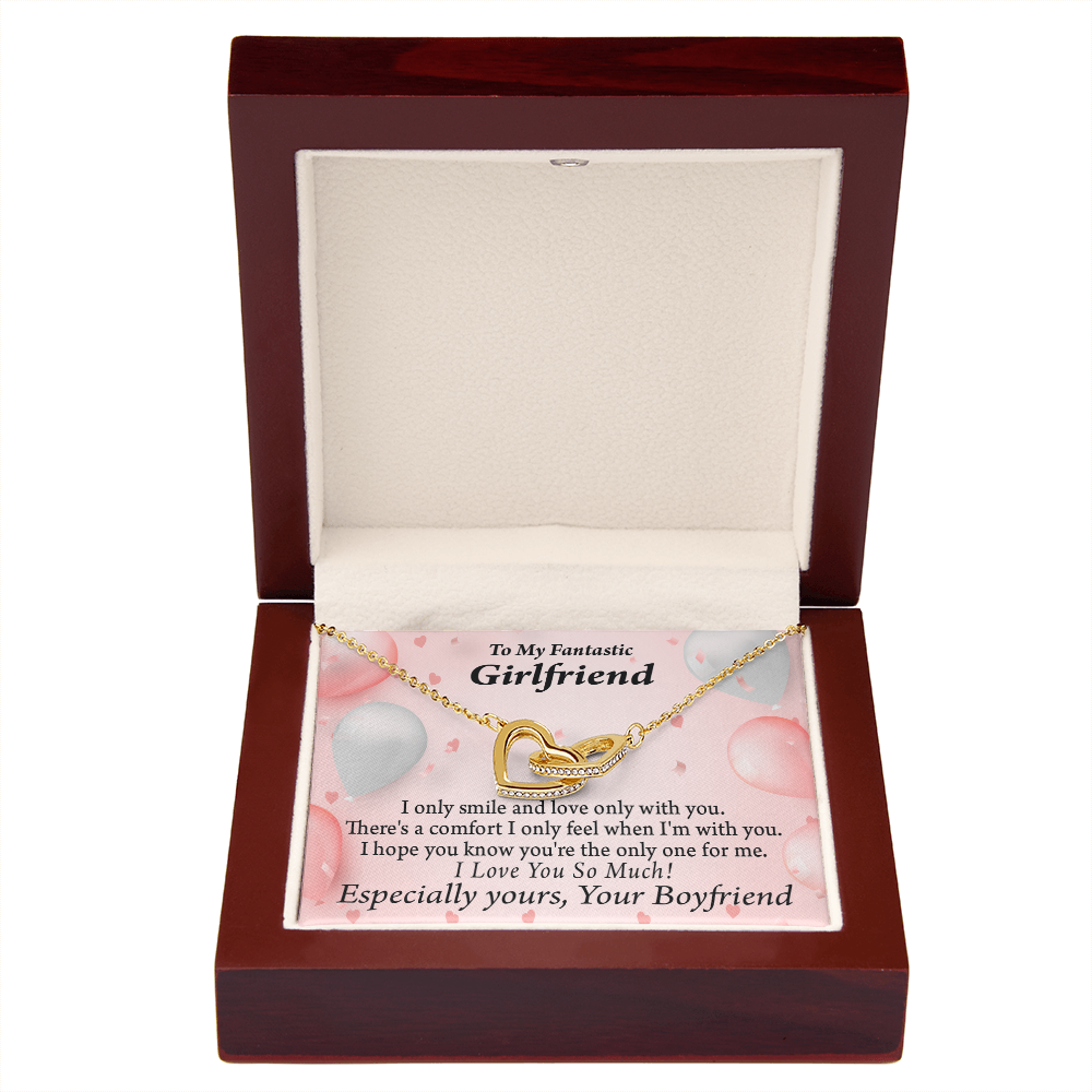 To My Girlfriend The Only One For Me Inseparable Necklace-Express Your Love Gifts