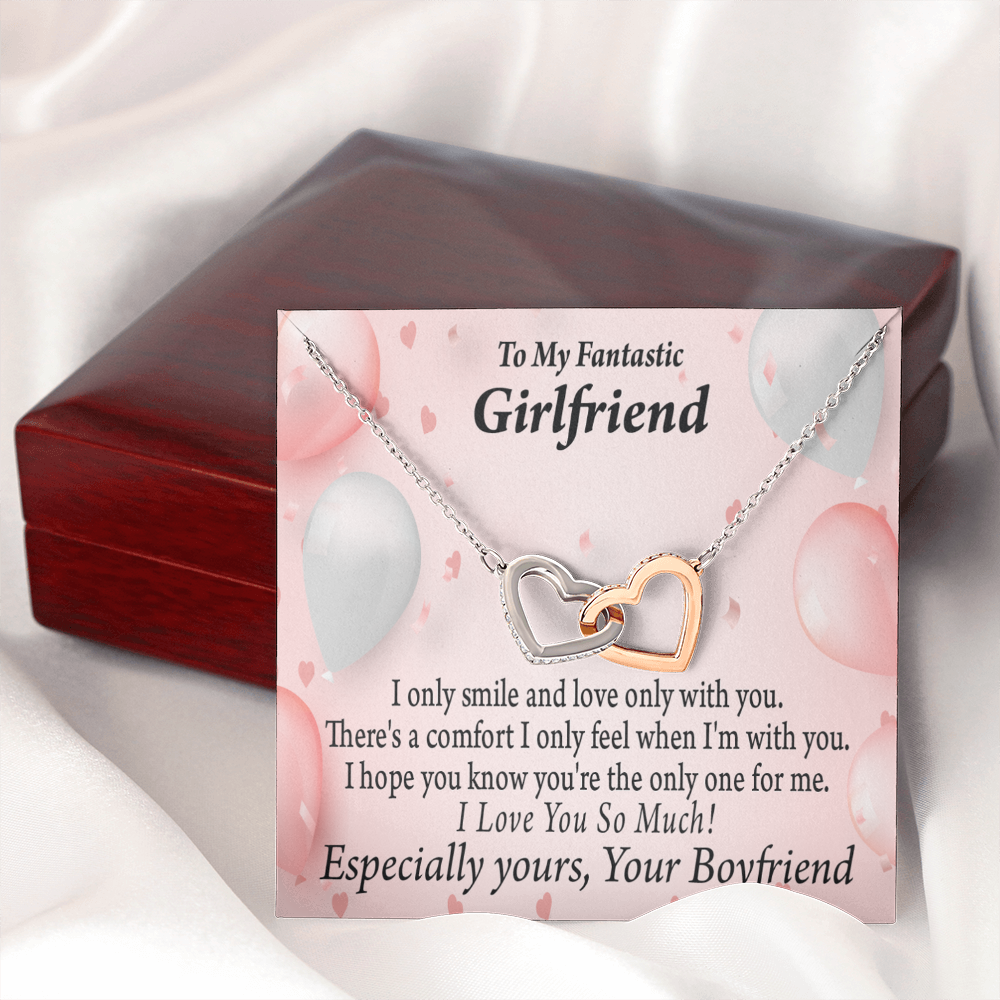 To My Girlfriend The Only One For Me Inseparable Necklace-Express Your Love Gifts