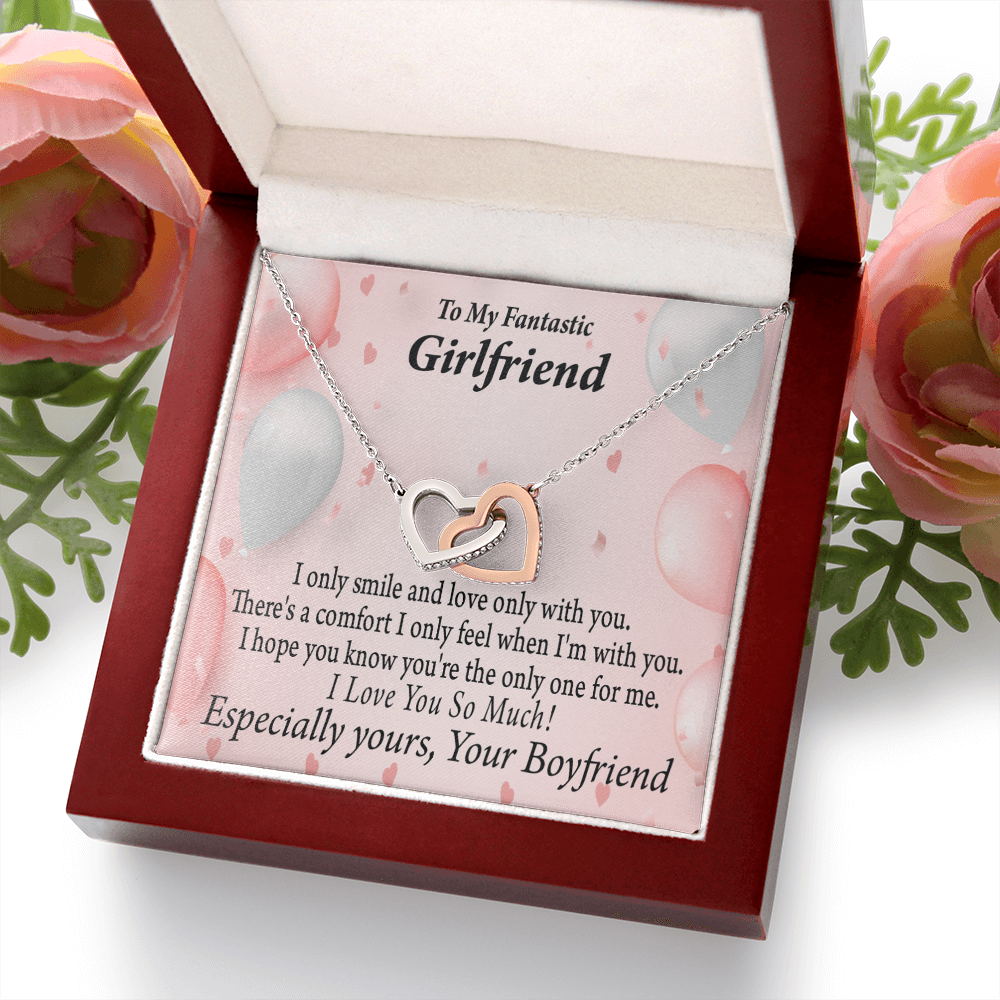 To My Girlfriend The Only One For Me Inseparable Necklace-Express Your Love Gifts