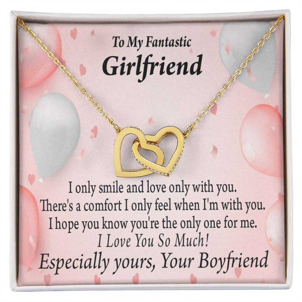 To My Girlfriend The Only One For Me Inseparable Necklace-Express Your Love Gifts