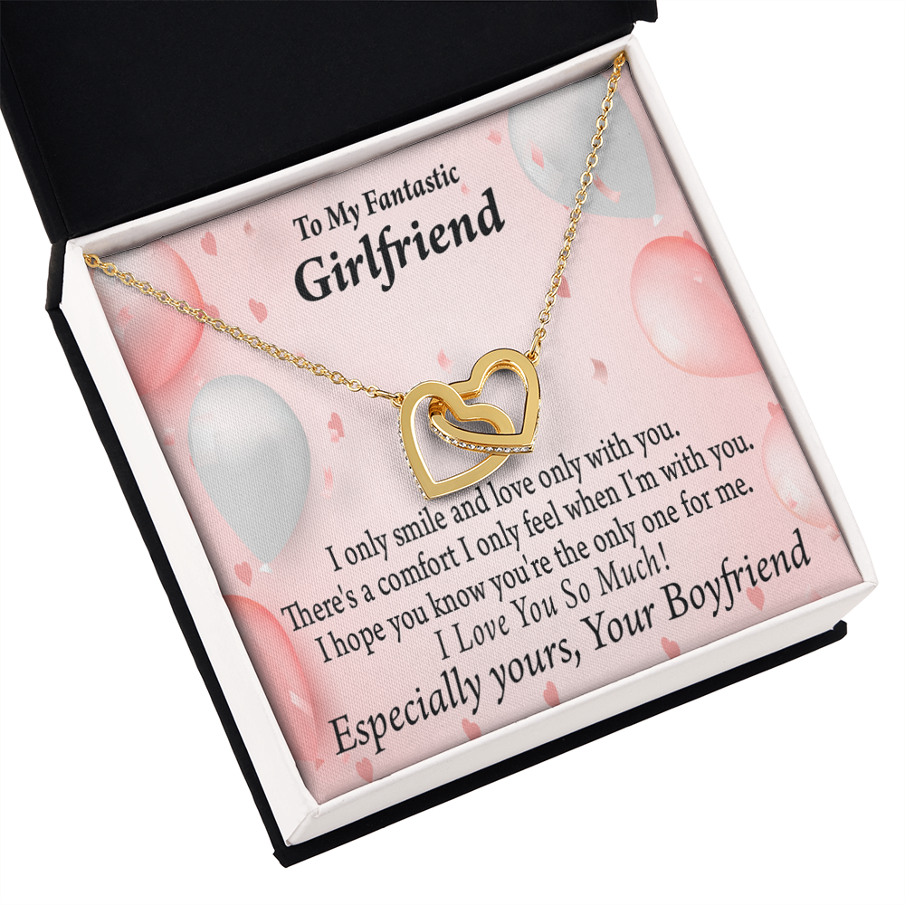To My Girlfriend The Only One For Me Inseparable Necklace-Express Your Love Gifts