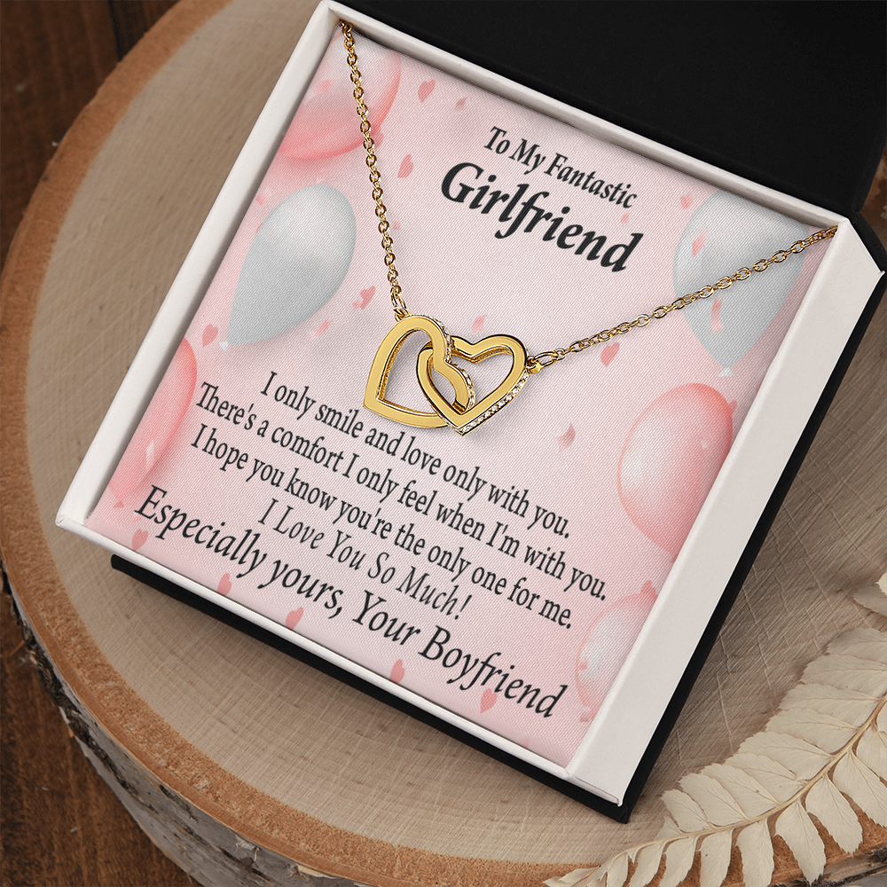 To My Girlfriend The Only One For Me Inseparable Necklace-Express Your Love Gifts