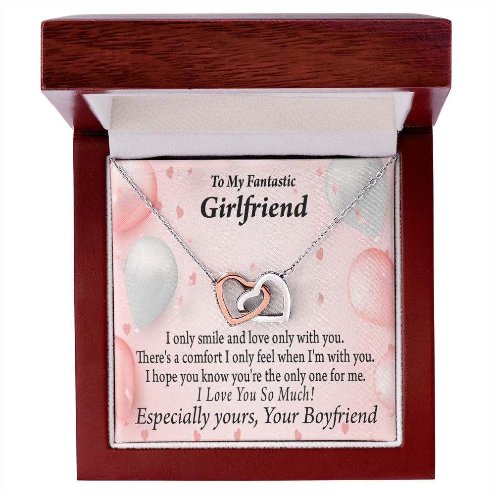 To My Girlfriend The Only One For Me Inseparable Necklace-Express Your Love Gifts