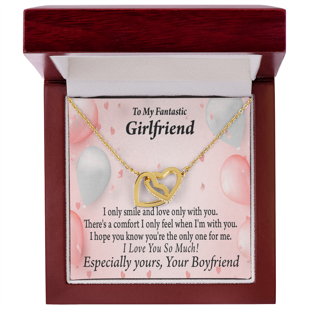 To My Girlfriend The Only One For Me Inseparable Necklace-Express Your Love Gifts