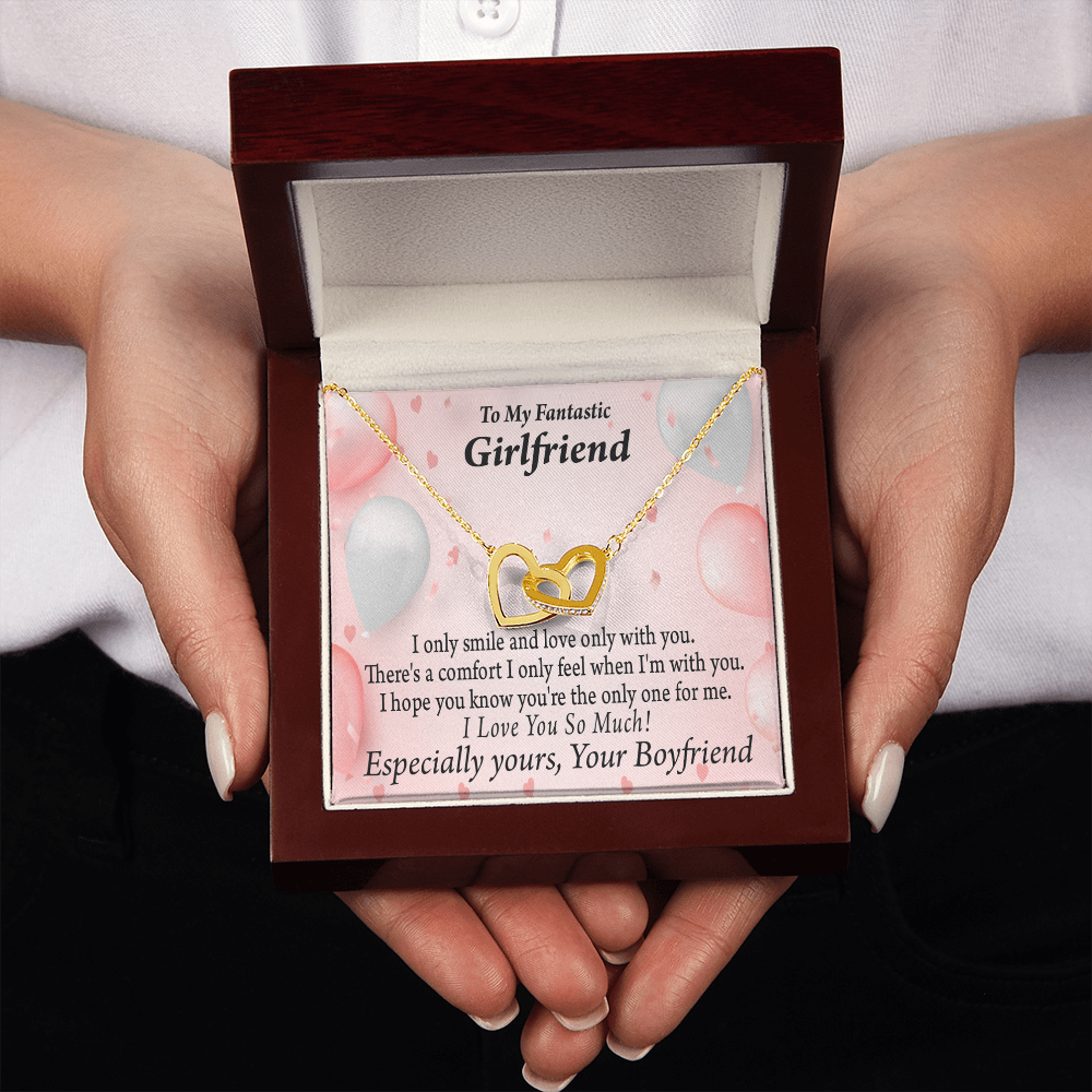 To My Girlfriend The Only One For Me Inseparable Necklace-Express Your Love Gifts