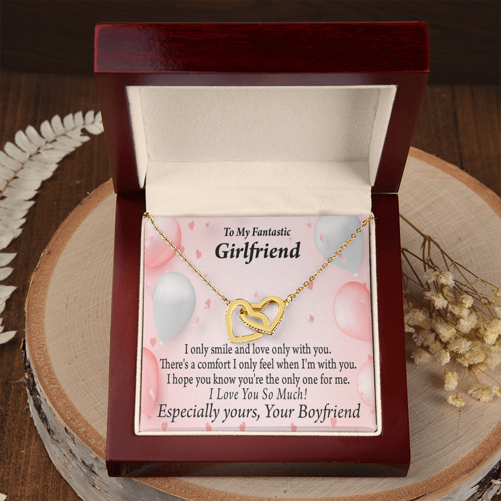 To My Girlfriend The Only One For Me Inseparable Necklace-Express Your Love Gifts