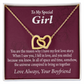To My Girlfriend The Reason For First Love Story Inseparable Necklace-Express Your Love Gifts