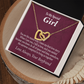 To My Girlfriend The Reason For First Love Story Inseparable Necklace-Express Your Love Gifts