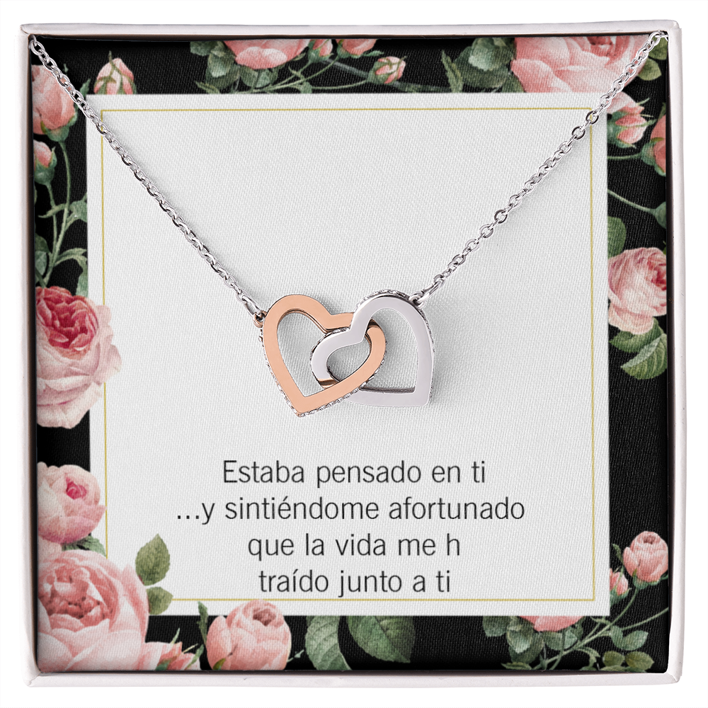 To My Girlfriend Thinking of You Spanish Inseparable Necklace-Express Your Love Gifts