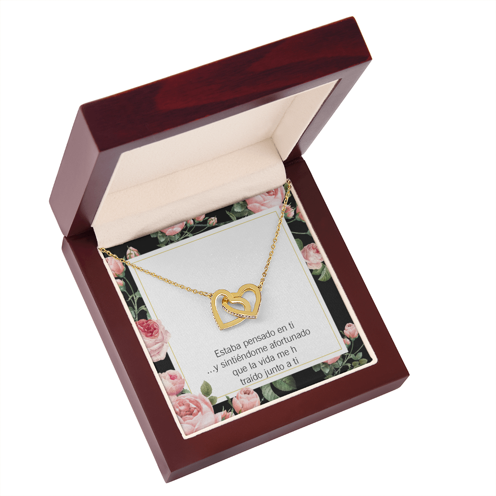 To My Girlfriend Thinking of You Spanish Inseparable Necklace-Express Your Love Gifts