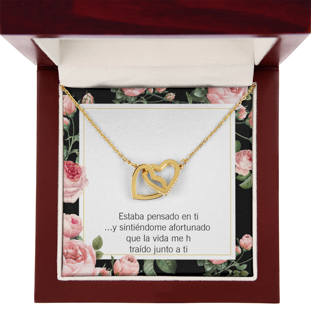 To My Girlfriend Thinking of You Spanish Inseparable Necklace-Express Your Love Gifts