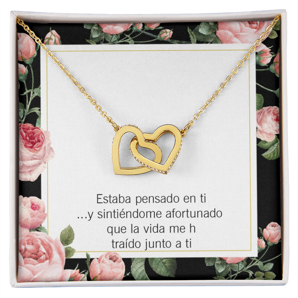 To My Girlfriend Thinking of You Spanish Inseparable Necklace-Express Your Love Gifts