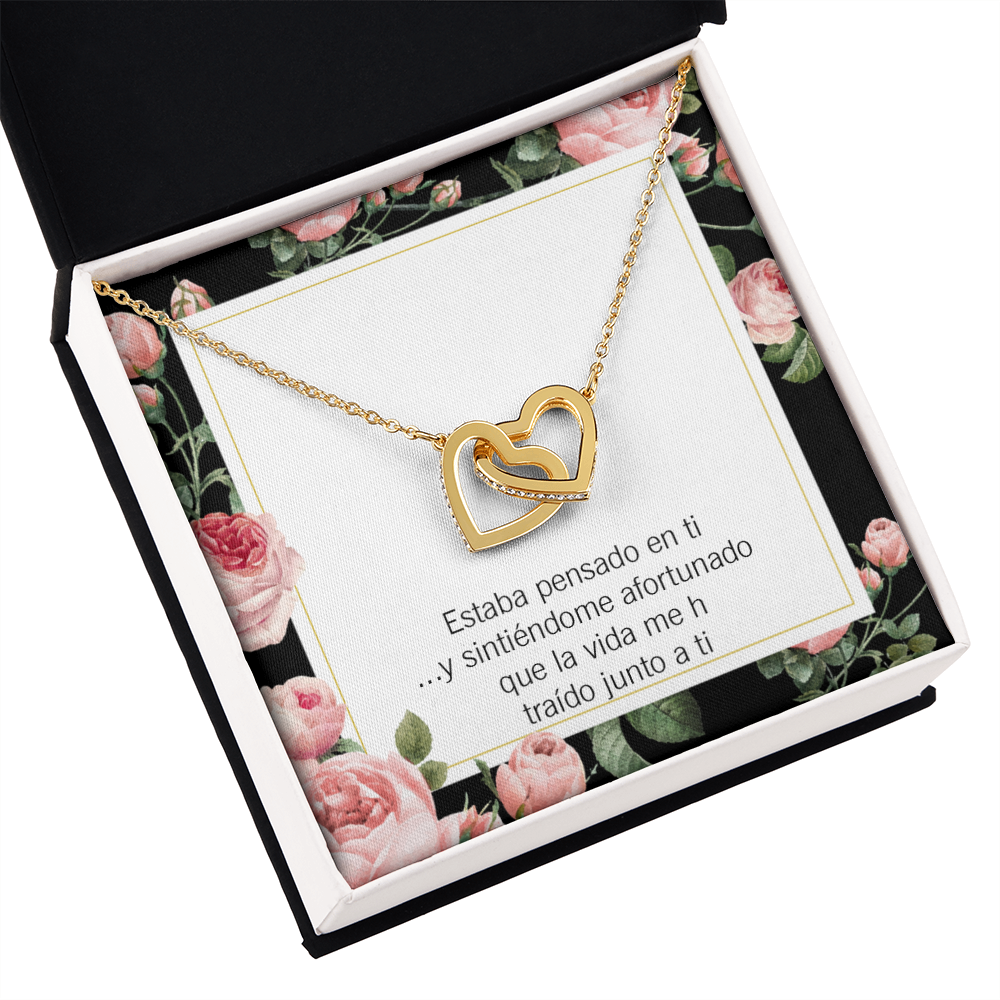 To My Girlfriend Thinking of You Spanish Inseparable Necklace-Express Your Love Gifts