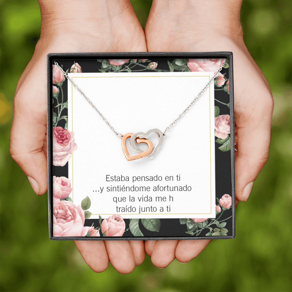 To My Girlfriend Thinking of You Spanish Inseparable Necklace-Express Your Love Gifts