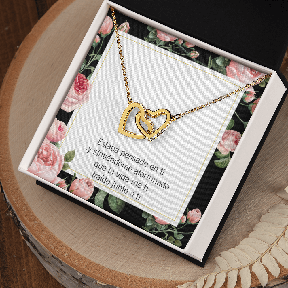 To My Girlfriend Thinking of You Spanish Inseparable Necklace-Express Your Love Gifts
