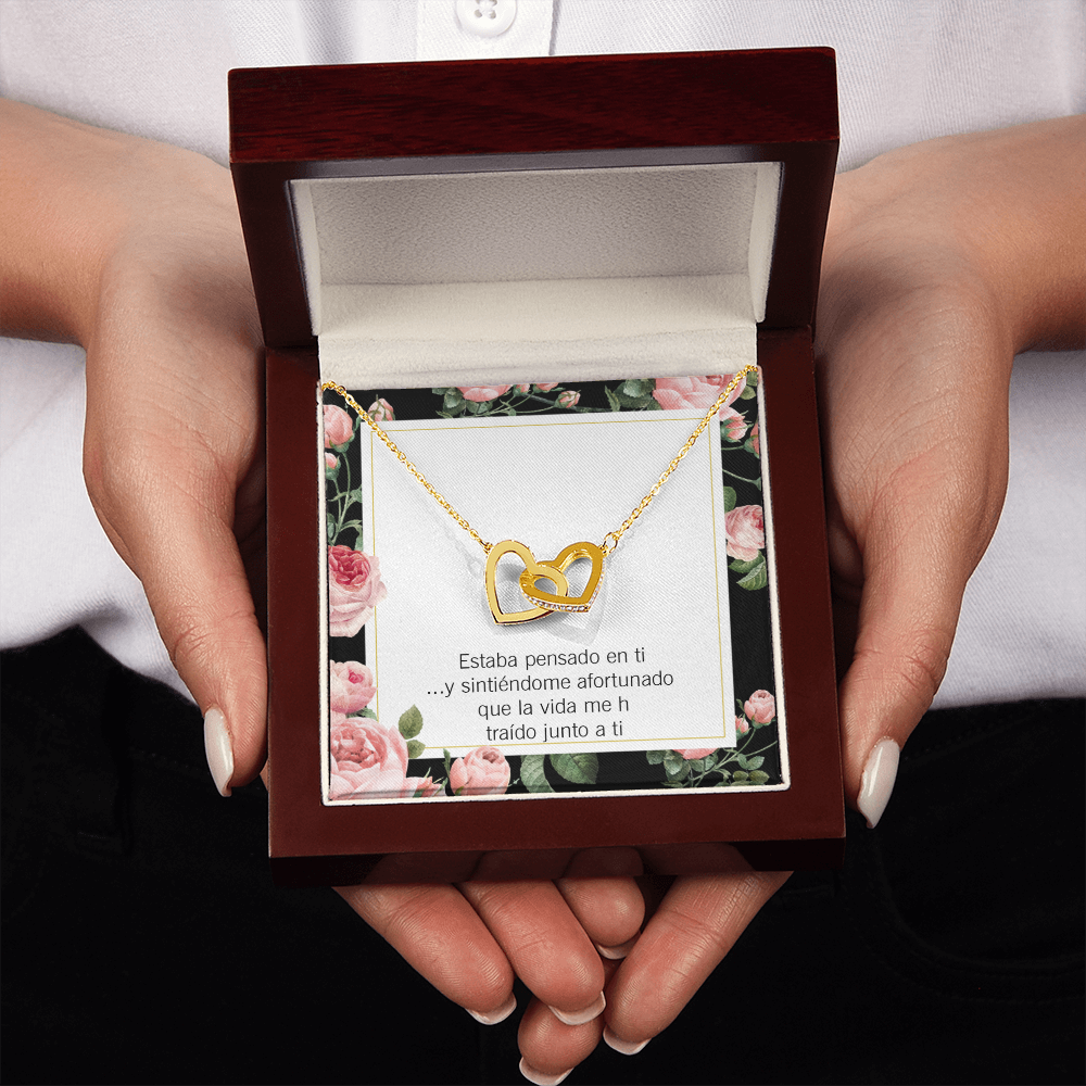 To My Girlfriend Thinking of You Spanish Inseparable Necklace-Express Your Love Gifts