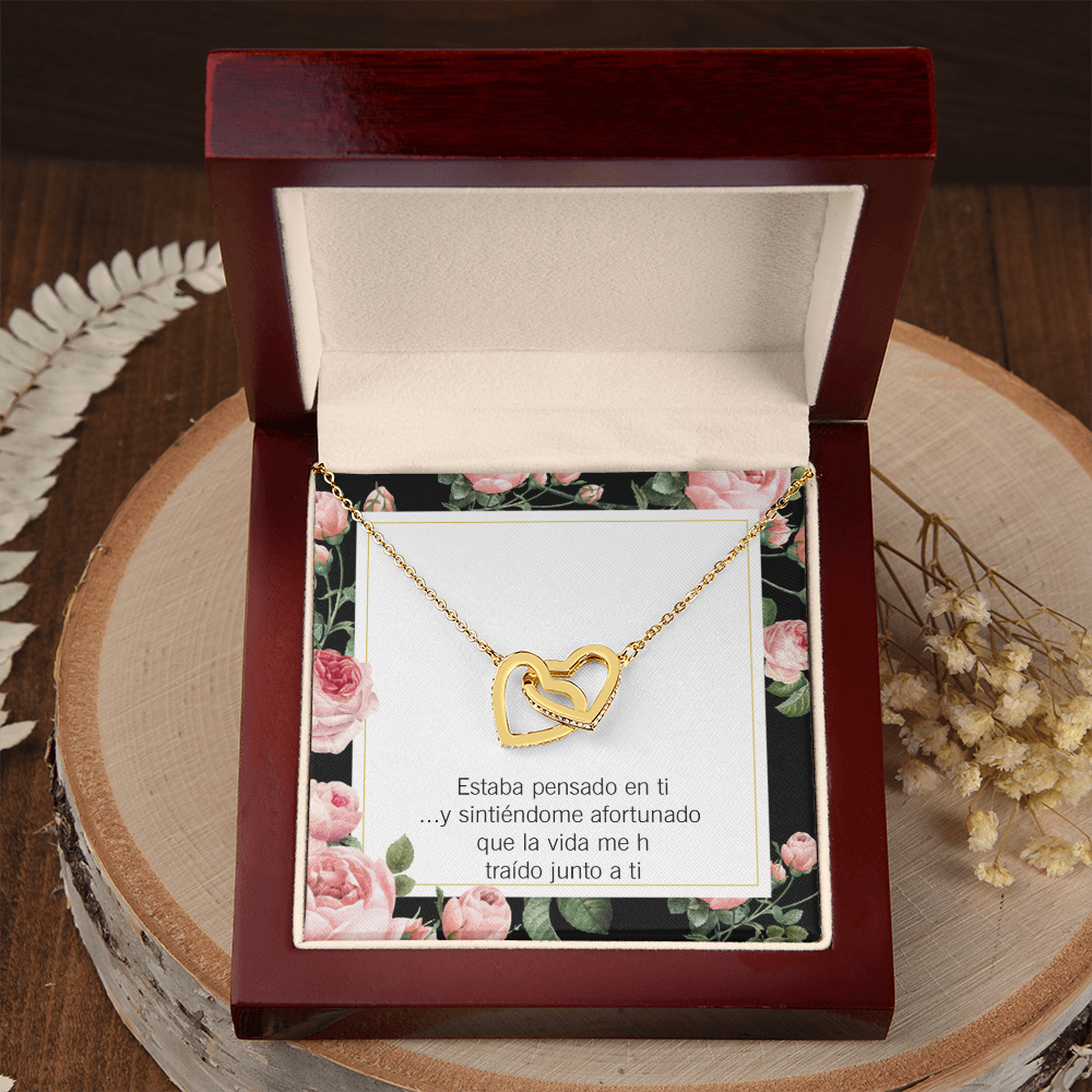 To My Girlfriend Thinking of You Spanish Inseparable Necklace-Express Your Love Gifts