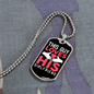 To My Girlfriend This Guy Loves Girlfriend Necklace Stainless Steel or 18k Gold Dog Tag 24" Chain-Express Your Love Gifts