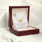 To My Girlfriend Time Well Spent Inseparable Necklace-Express Your Love Gifts