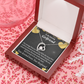 To My Girlfriend To My Girlfriend Lucky To Have You Forever Necklace w Message Card-Express Your Love Gifts