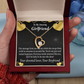 To My Girlfriend To My Girlfriend Lucky To Have You Forever Necklace w Message Card-Express Your Love Gifts