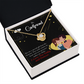 To My Girlfriend Today & Forever Infinity Knot Necklace Message Card-Express Your Love Gifts