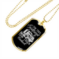 To My Girlfriend Tow Truck Girlfriend Hooked! Necklace Stainless Steel or 18k Gold Dog Tag 24" Chain-Express Your Love Gifts