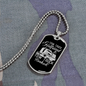 To My Girlfriend Tow Truck Girlfriend Hooked! Necklace Stainless Steel or 18k Gold Dog Tag 24" Chain-Express Your Love Gifts