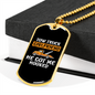 To My Girlfriend Tow Truck Girlfriend Necklace Stainless Steel or 18k Gold Dog Tag 24" Chain-Express Your Love Gifts
