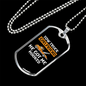 To My Girlfriend Tow Truck Girlfriend Necklace Stainless Steel or 18k Gold Dog Tag 24" Chain-Express Your Love Gifts