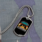 To My Girlfriend Video Game Girlfriend Console Necklace Stainless Steel or 18k Gold Dog Tag 24" Chain-Express Your Love Gifts