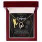 To My Girlfriend Walked Into Love Forever Necklace w Message Card-Express Your Love Gifts