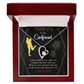 To My Girlfriend Walked Into Love Forever Necklace w Message Card-Express Your Love Gifts