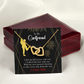 To My Girlfriend Walked Into Love Inseparable Necklace-Express Your Love Gifts