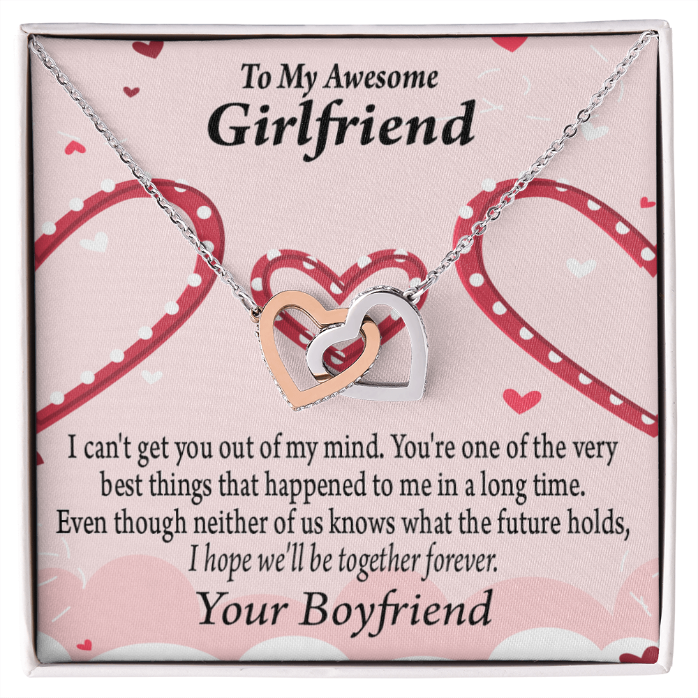 To My Girlfriend We'll Be Together Forever Inseparable Necklace-Express Your Love Gifts