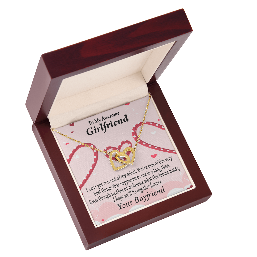 To My Girlfriend We'll Be Together Forever Inseparable Necklace-Express Your Love Gifts