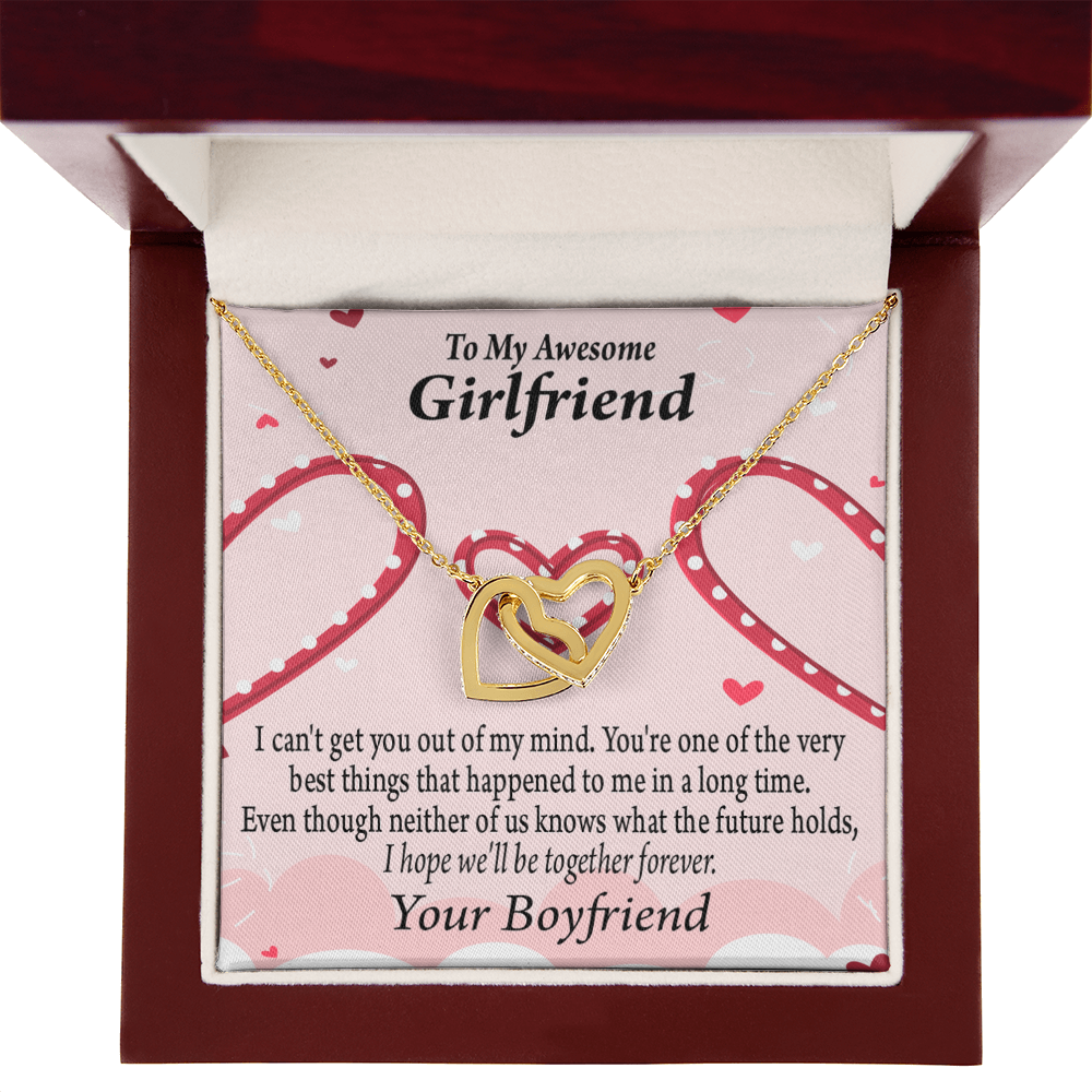 To My Girlfriend We'll Be Together Forever Inseparable Necklace-Express Your Love Gifts