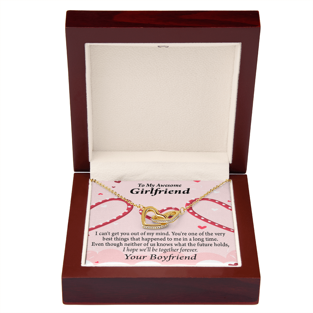 To My Girlfriend We'll Be Together Forever Inseparable Necklace-Express Your Love Gifts