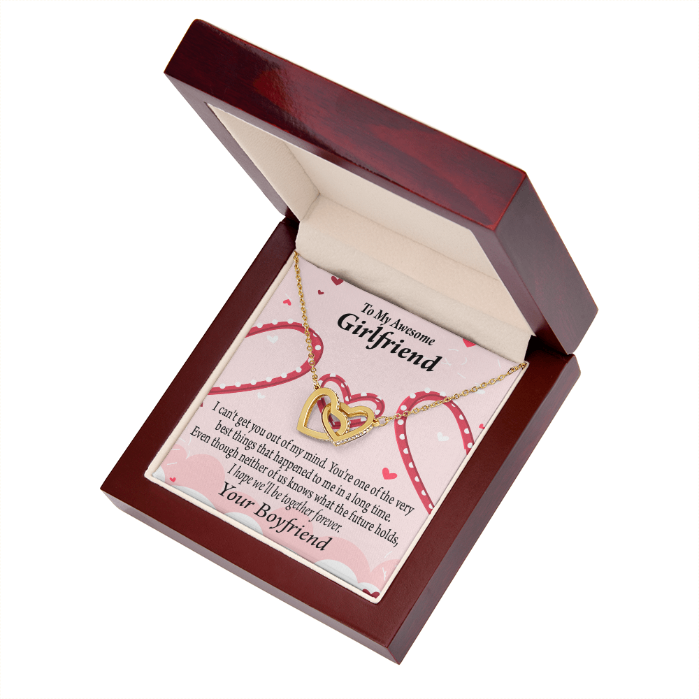 To My Girlfriend We'll Be Together Forever Inseparable Necklace-Express Your Love Gifts