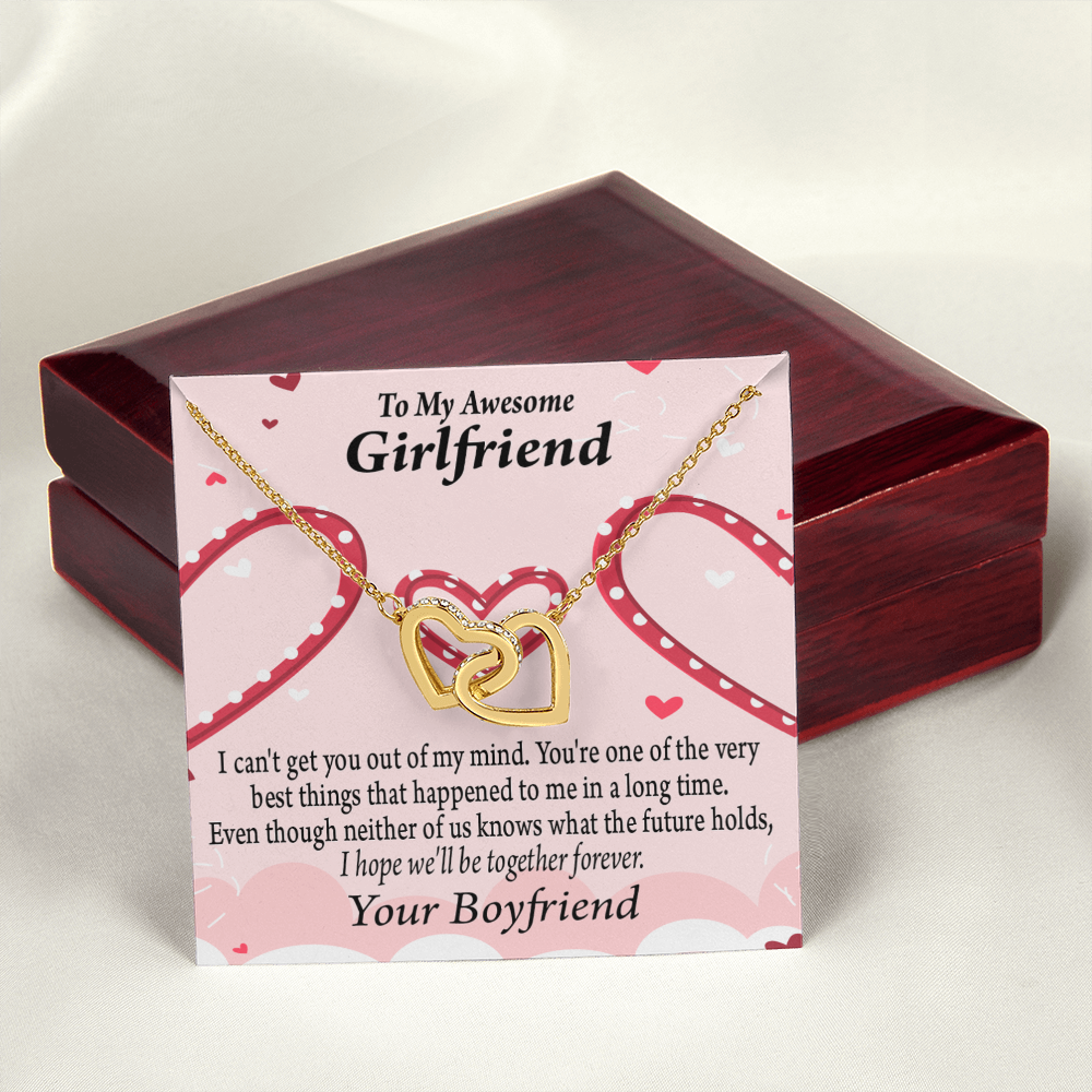 To My Girlfriend We'll Be Together Forever Inseparable Necklace-Express Your Love Gifts