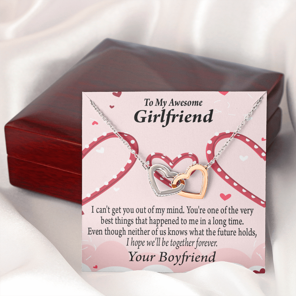 To My Girlfriend We'll Be Together Forever Inseparable Necklace-Express Your Love Gifts