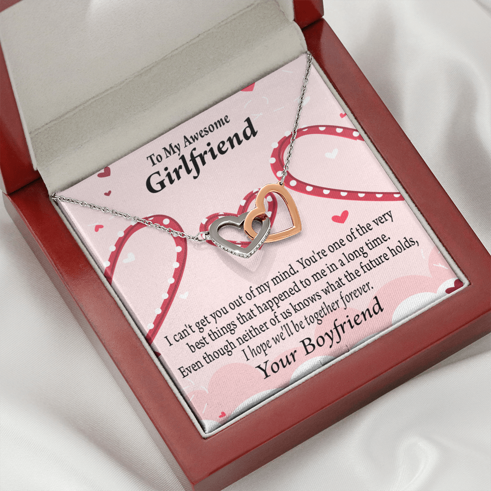 To My Girlfriend We'll Be Together Forever Inseparable Necklace-Express Your Love Gifts