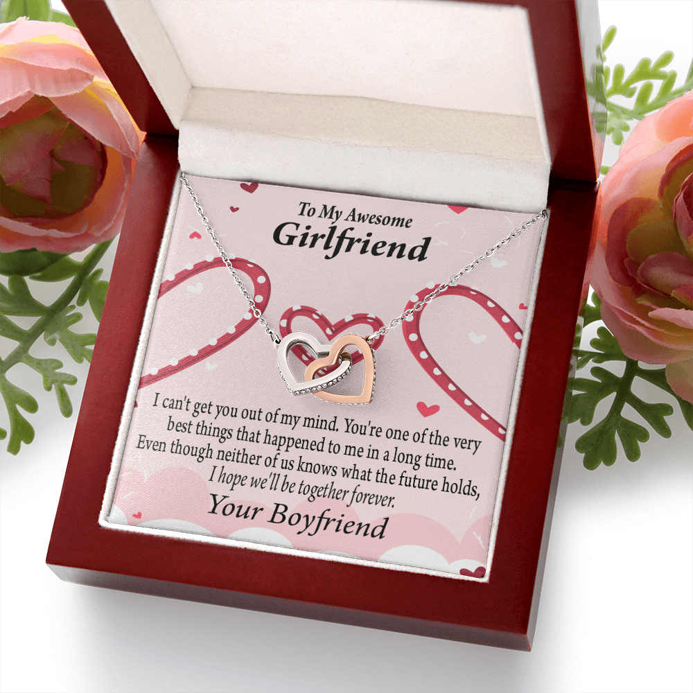 To My Girlfriend We'll Be Together Forever Inseparable Necklace-Express Your Love Gifts