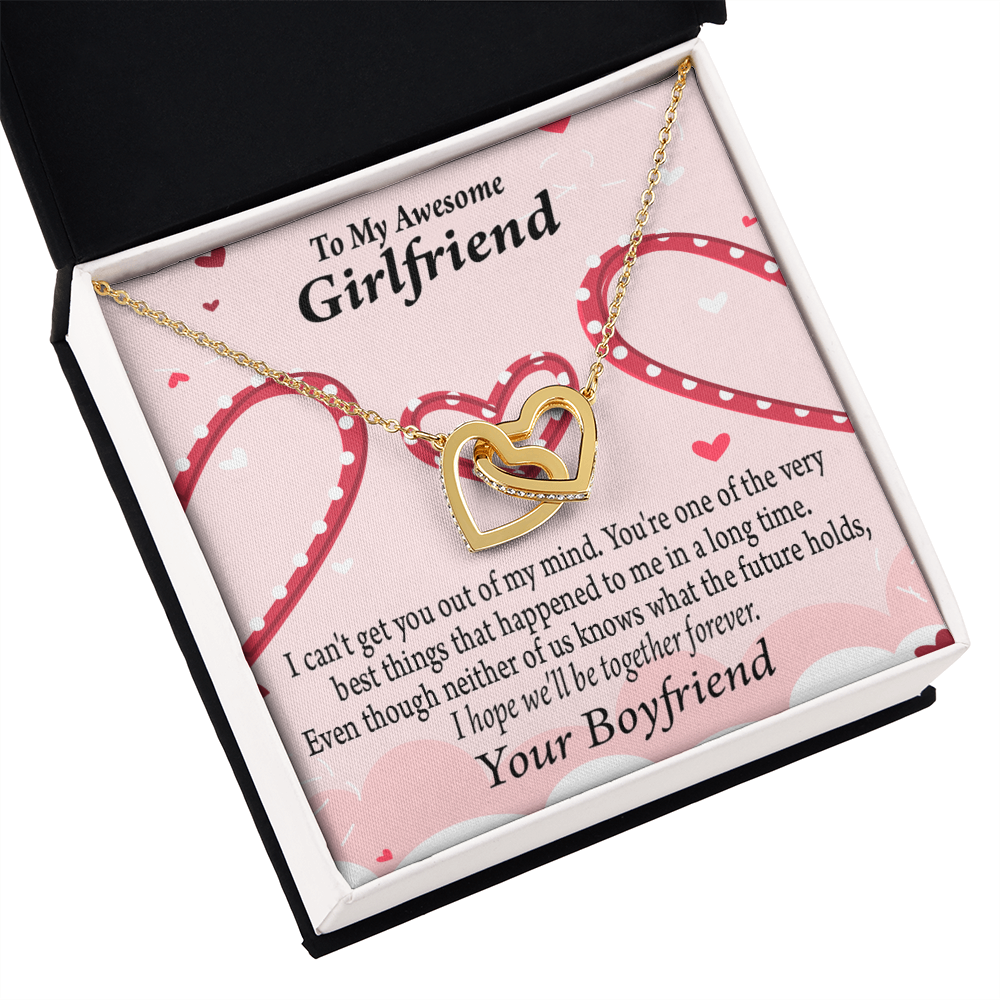 To My Girlfriend We'll Be Together Forever Inseparable Necklace-Express Your Love Gifts