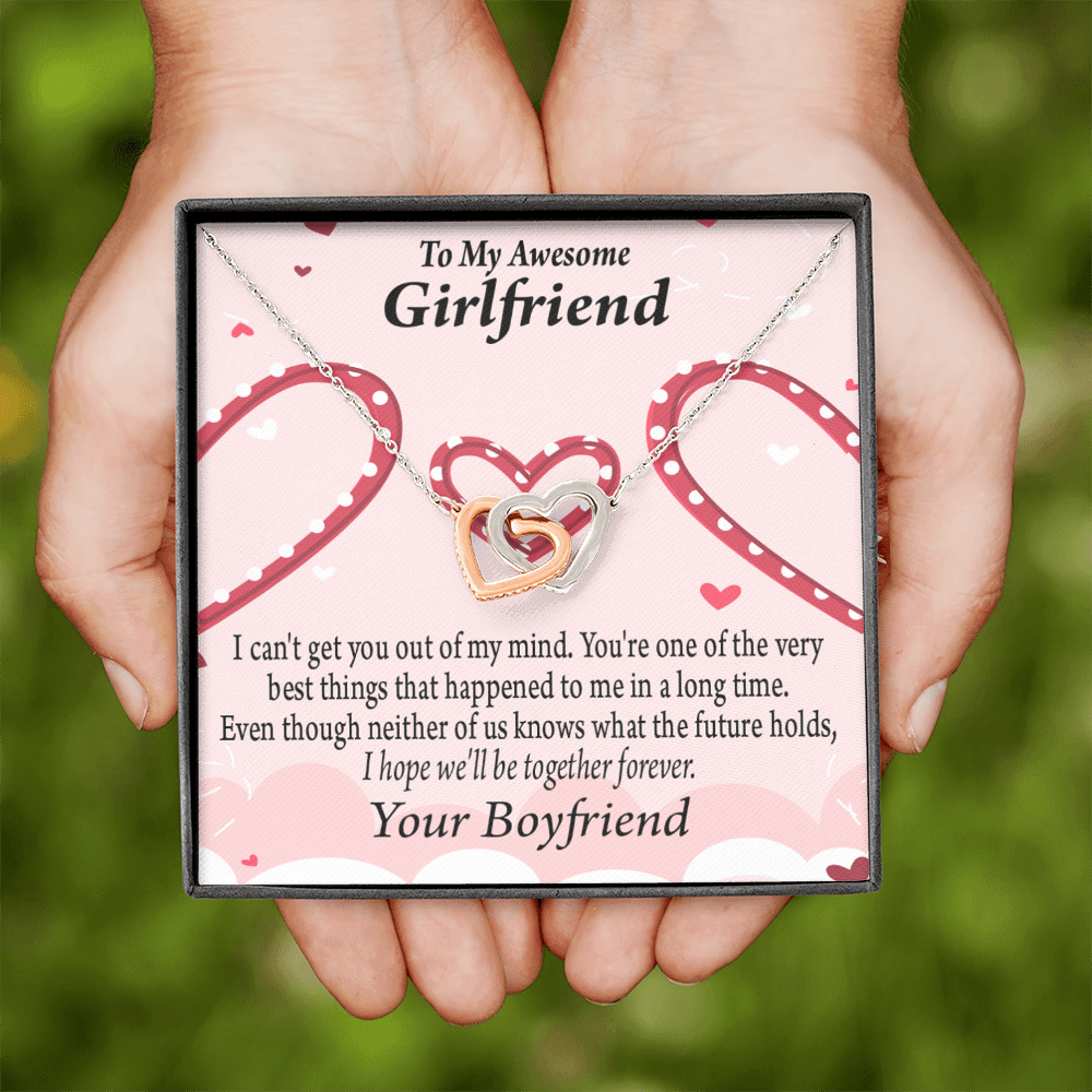 To My Girlfriend We'll Be Together Forever Inseparable Necklace-Express Your Love Gifts