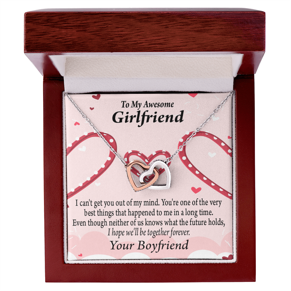 To My Girlfriend We'll Be Together Forever Inseparable Necklace-Express Your Love Gifts