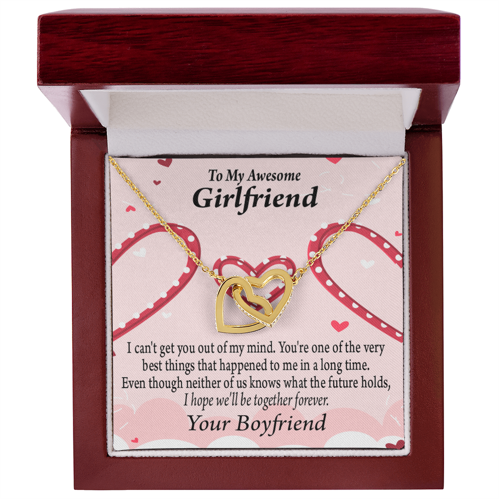To My Girlfriend We'll Be Together Forever Inseparable Necklace-Express Your Love Gifts