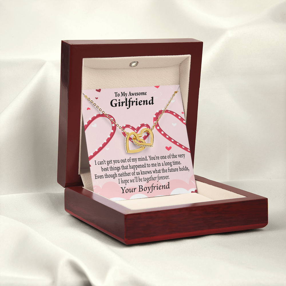 To My Girlfriend We'll Be Together Forever Inseparable Necklace-Express Your Love Gifts